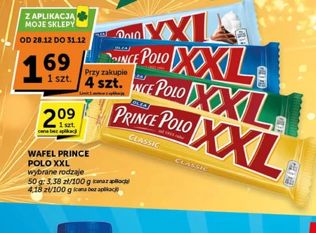 Prince Polo XXL Kruchy wafelek kokos 50 g