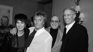 Diane Warren, Rod Stewart, Clive Davis i Richard Perry - Los Angeles, 14 października 2002 r.