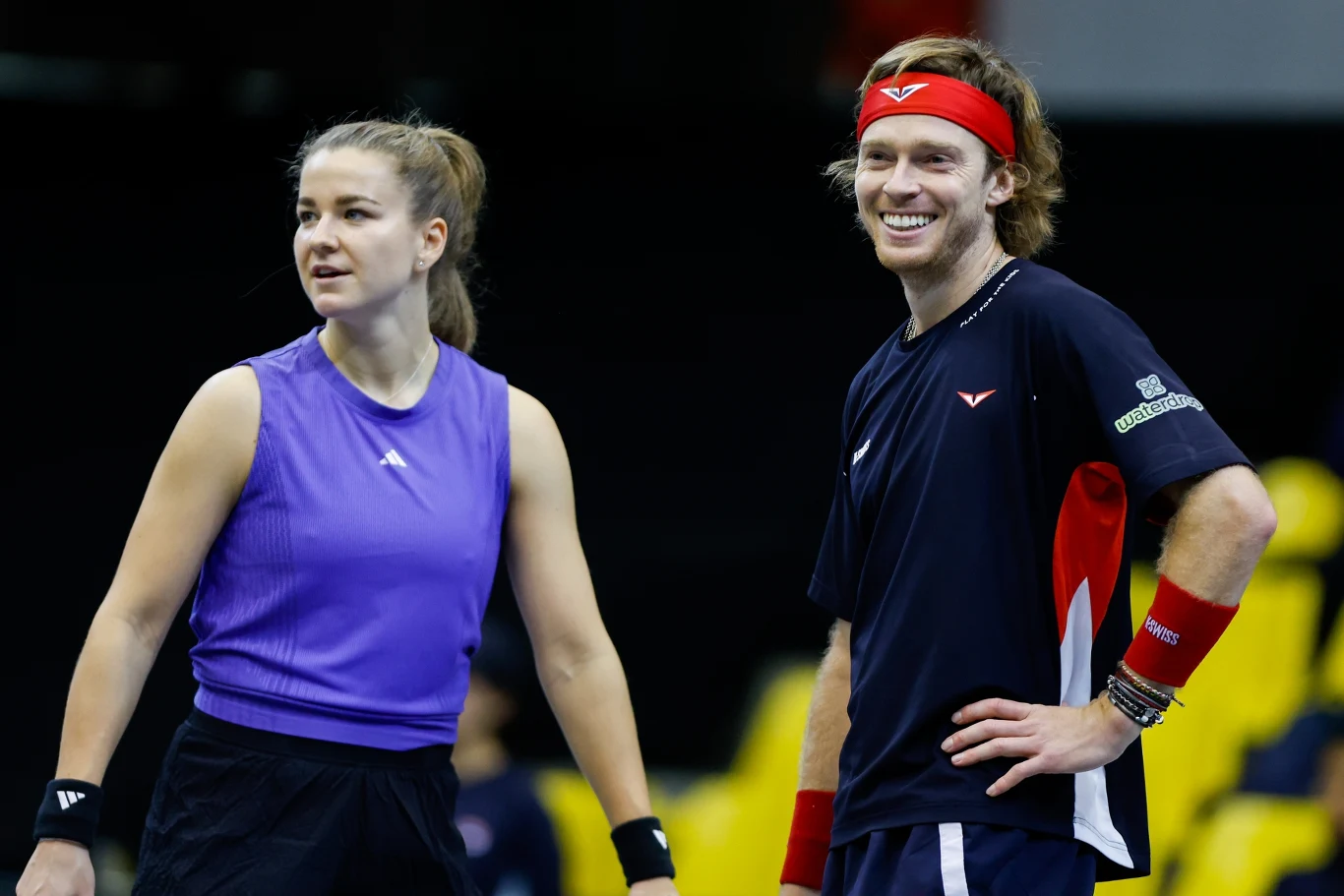 Karolina Muchova i Andriej Rublow w Makau
