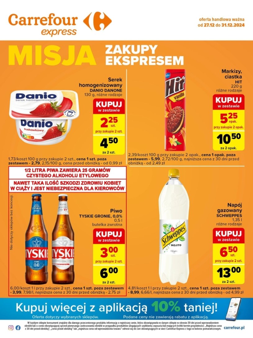 Gazetka promocyjna Carrefour Express - ważna od 27. 12. 2024 do 31. 12. 2024