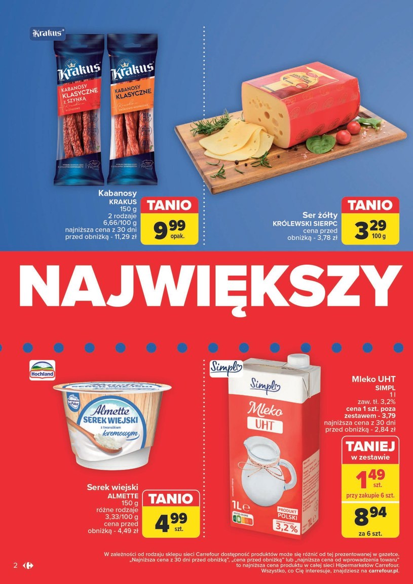 Gazetka: Najwiekszy wybór! - Carrefour - strona 2