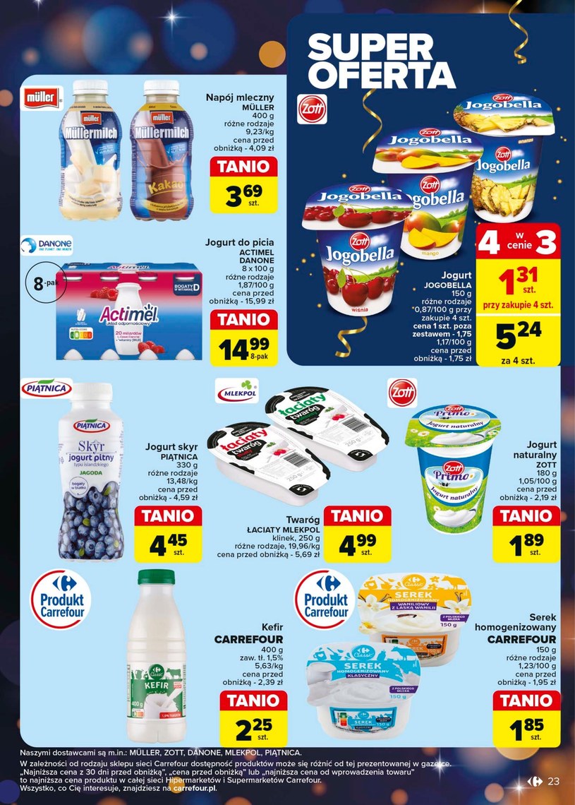 Gazetka: Sylwester z rabatami - Carrefour - strona 23