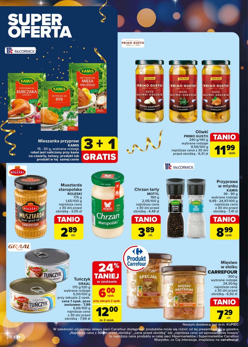 Gazetka: Sylwester z rabatami - Carrefour - strona 28