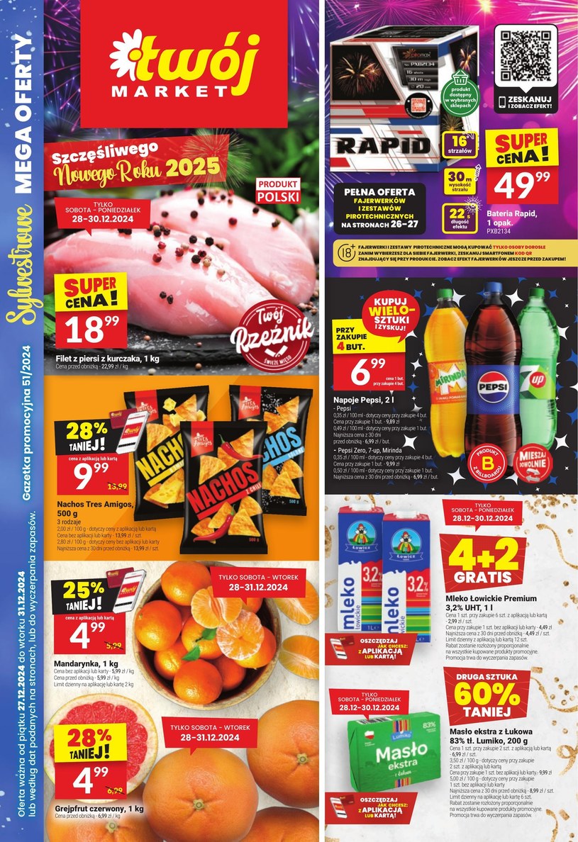 Gazetka promocyjna Twój Market - ważna od 27. 12. 2024 do 31. 12. 2024