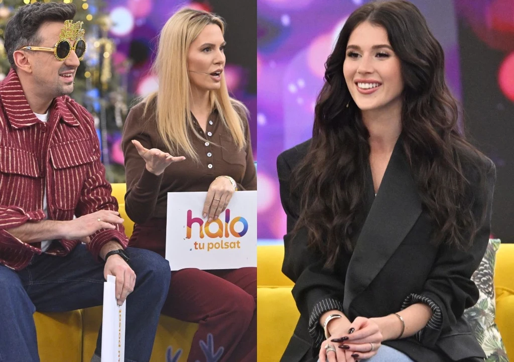 Roksana Węgiel w "halo tu polsat"