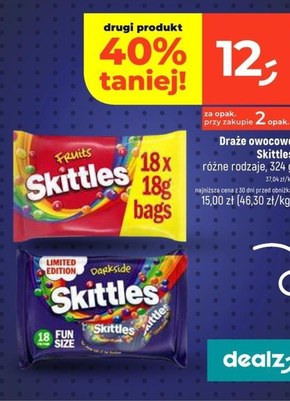 Draże Skittles niska cena