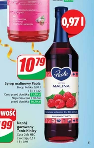 Syrop malinowy Paola