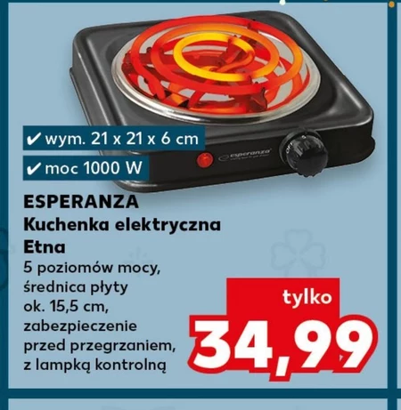 Kuchenka elektryczna Esperanza