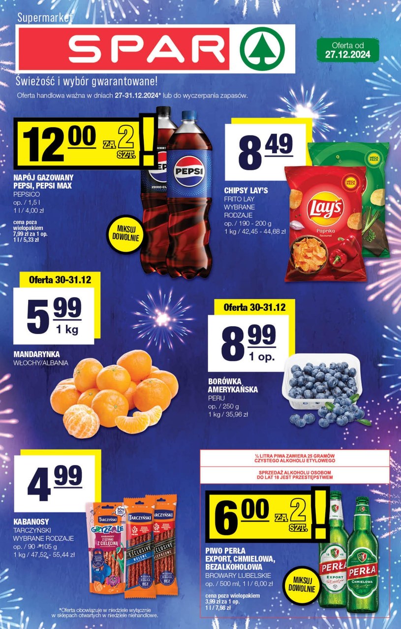 Gazetka promocyjna SPAR - ważna od 27. 12. 2024 do 31. 12. 2024