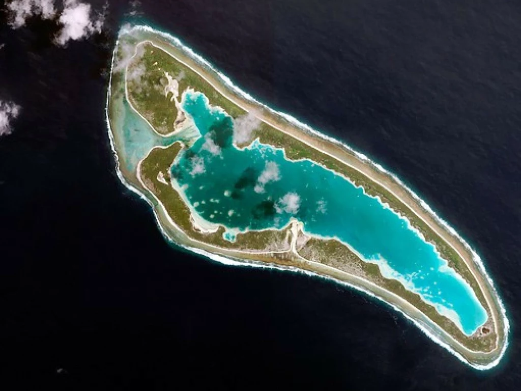 Wyspy Kiribati (na zdjęciu Nikumaroro). Tutaj nowy rok zaczyna się zawsze najszybciej.