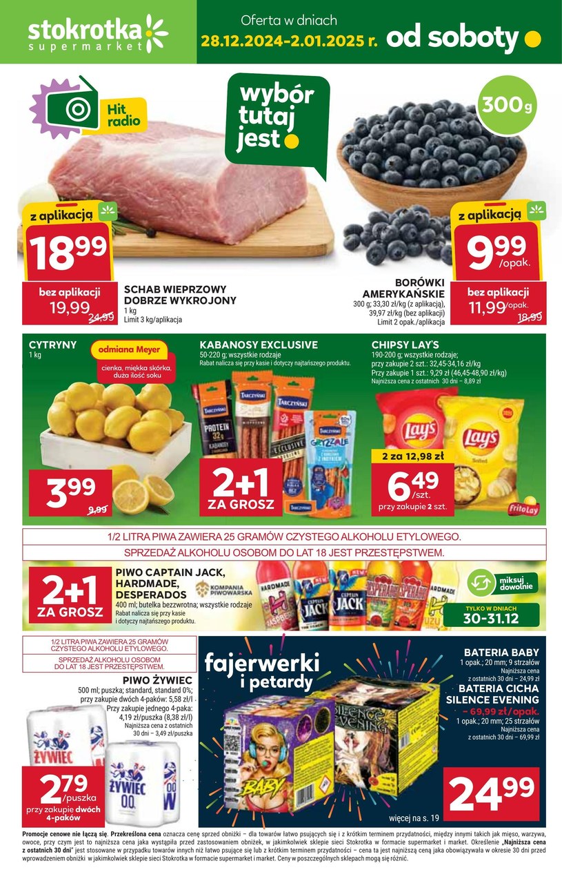 Gazetka promocyjna Stokrotka Supermarket - ważna od 28. 12. 2024 do 02. 01. 2025