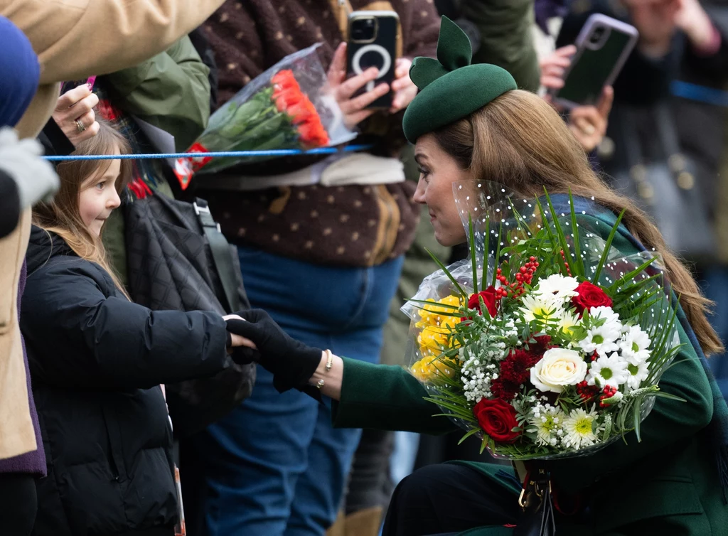 Księżna Kate promieniała podczas świątecznego spaceru