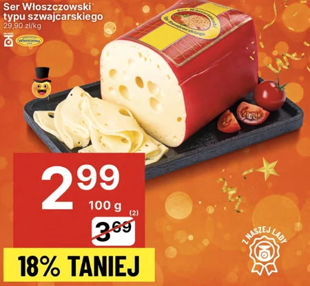 Włoszczowa Ser włoszczowski typu szwajcarskiego