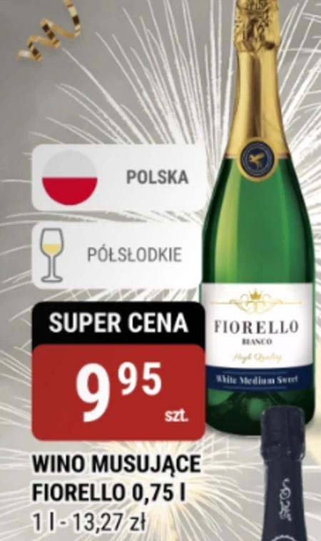 Wino półsłodkie Fiorello