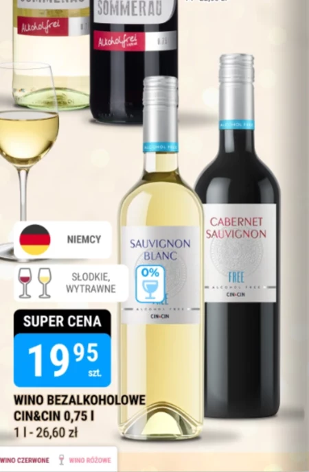 Wino bezalkoholowe Cin&Cin