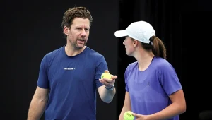 Wim Fissette i Iga Świątek