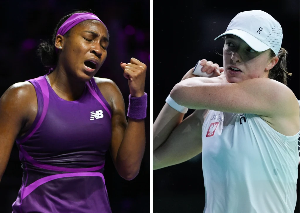 Coco Gauff i Iga Świątek Coco Gauff i Iga Świątek