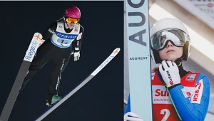 Skoki narciarskie. Na zdjęciu reprezentantka Polski - Anna Twardosz