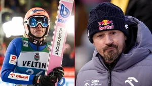 Dawid Kubacki i Adam Małysz