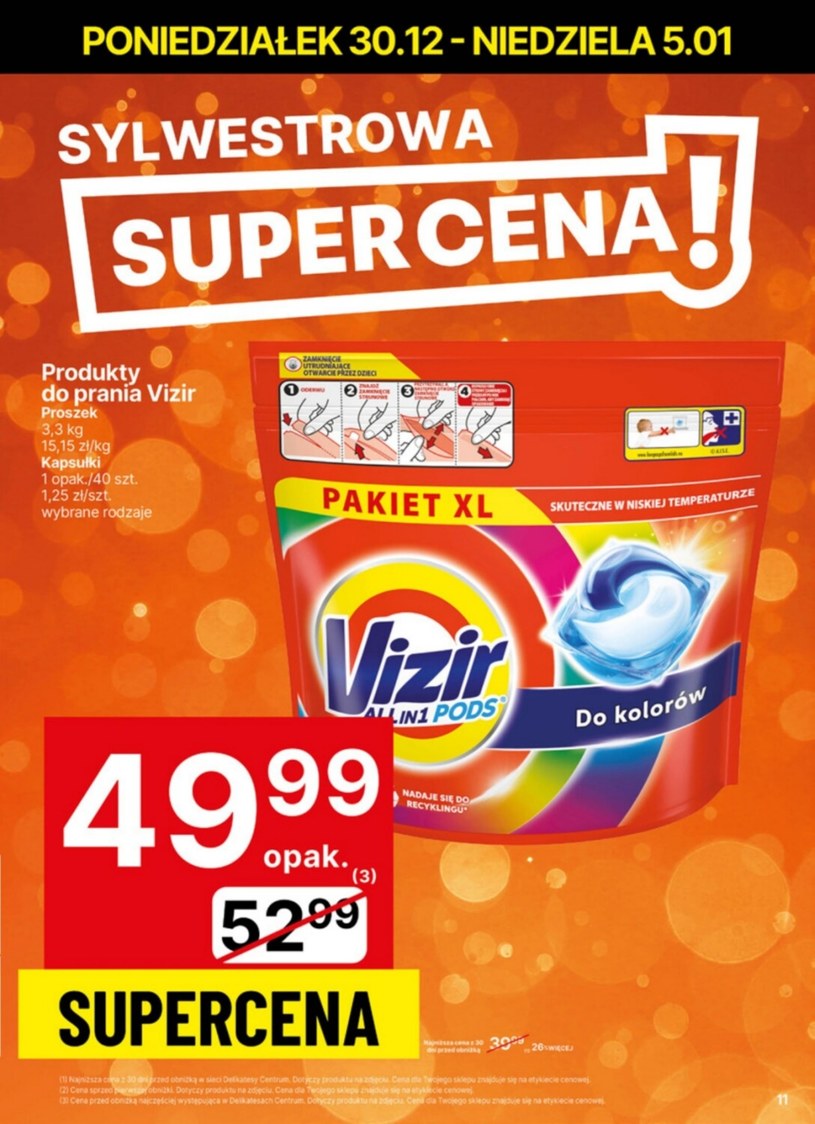 Gazetka: Super cena na Nowy rok z Delikatesami Centrum!  - strona 11