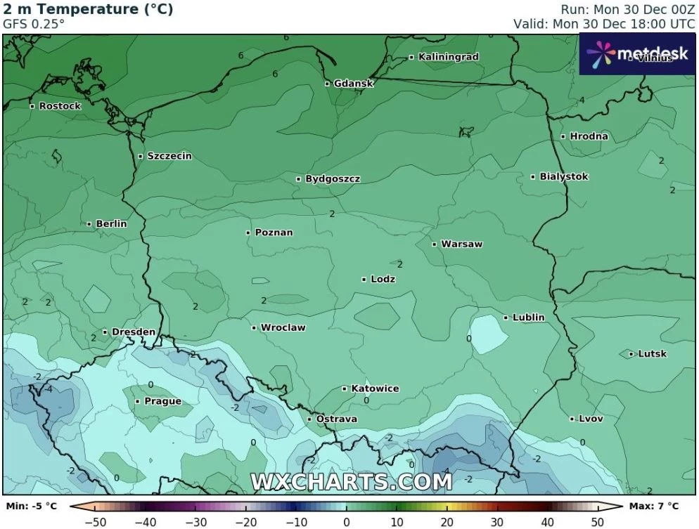 Poniedziałkowy poranek na południu był mroźny, jednak w ciągu dnia temperatury w praktycznie całej Polsce będą już dodatnie