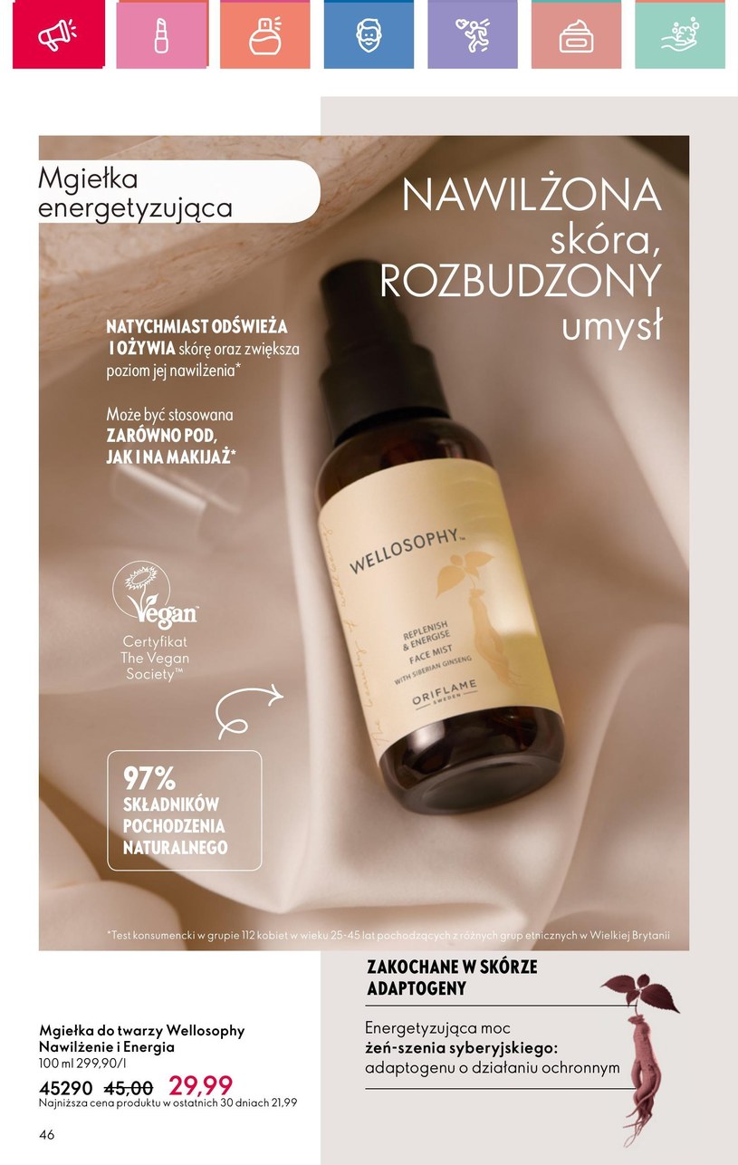 Gazetka: Oriflame - w harmonii z tobą - strona 46