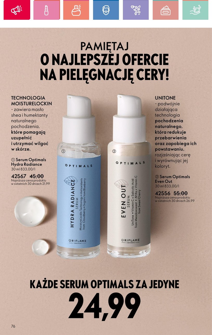 Gazetka: Oriflame - w harmonii z tobą - strona 76