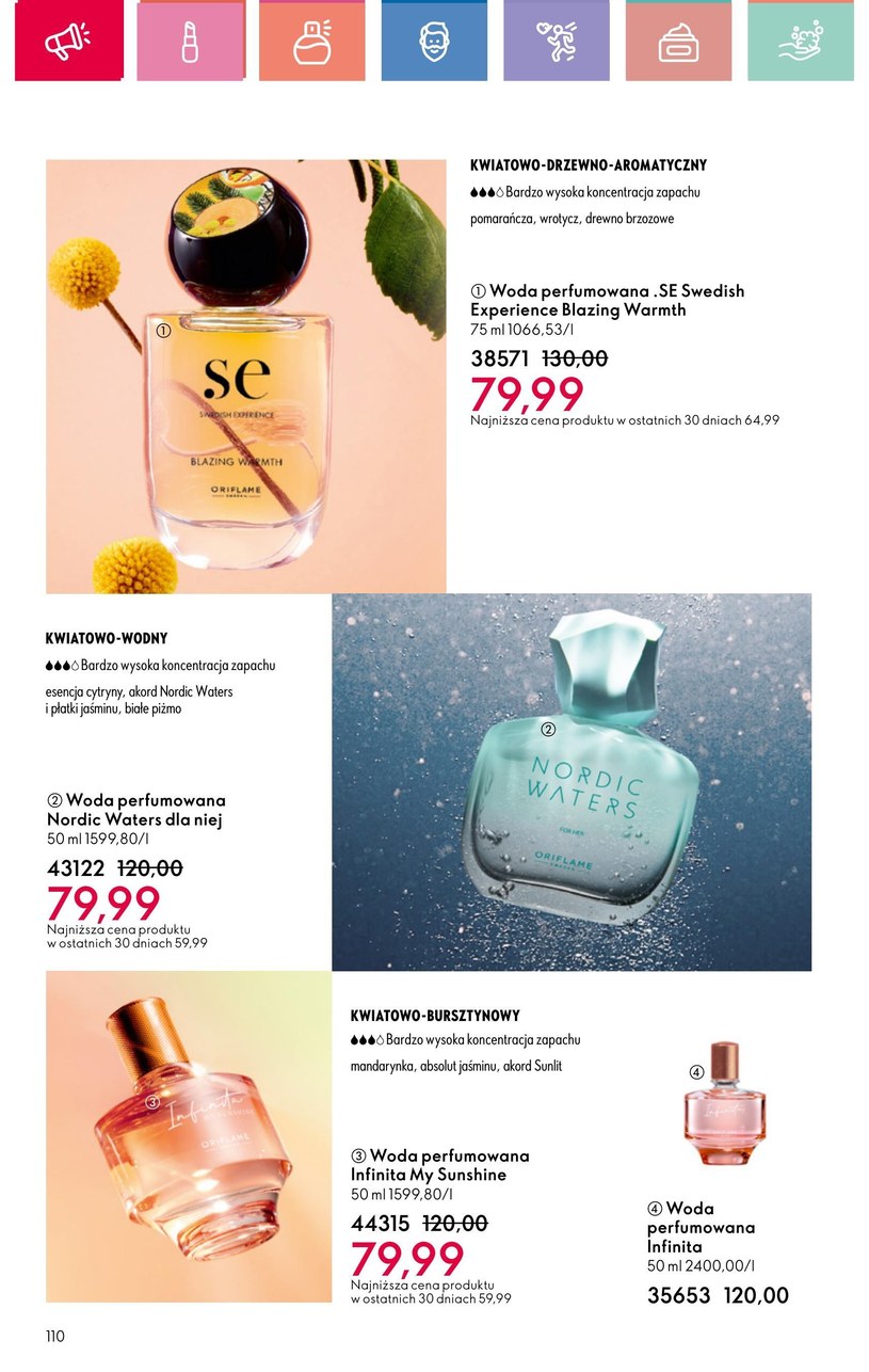 Gazetka: Oriflame - w harmonii z tobą - strona 110