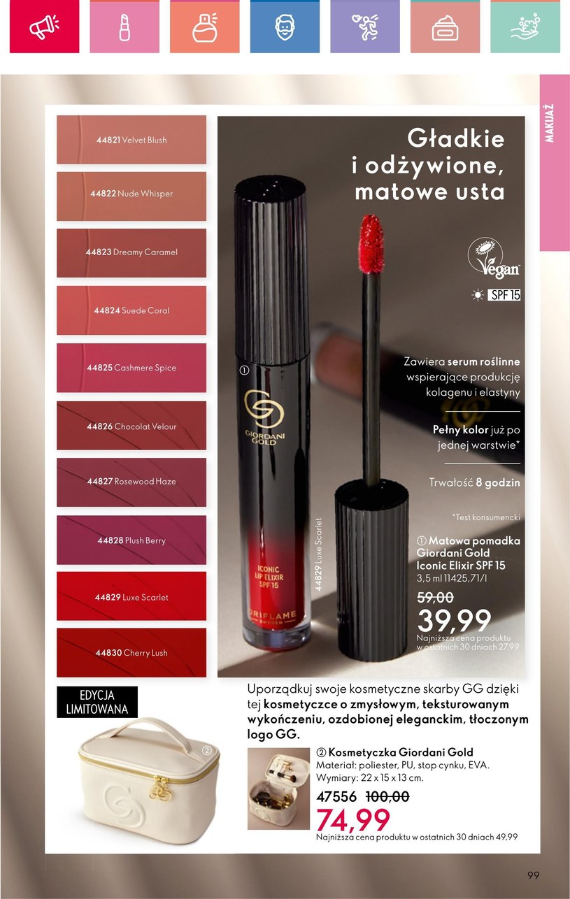 Gazetka: Oriflame - w harmonii z tobą - strona 99