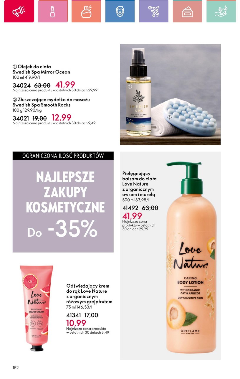 Gazetka: Oriflame - w harmonii z tobą - strona 152