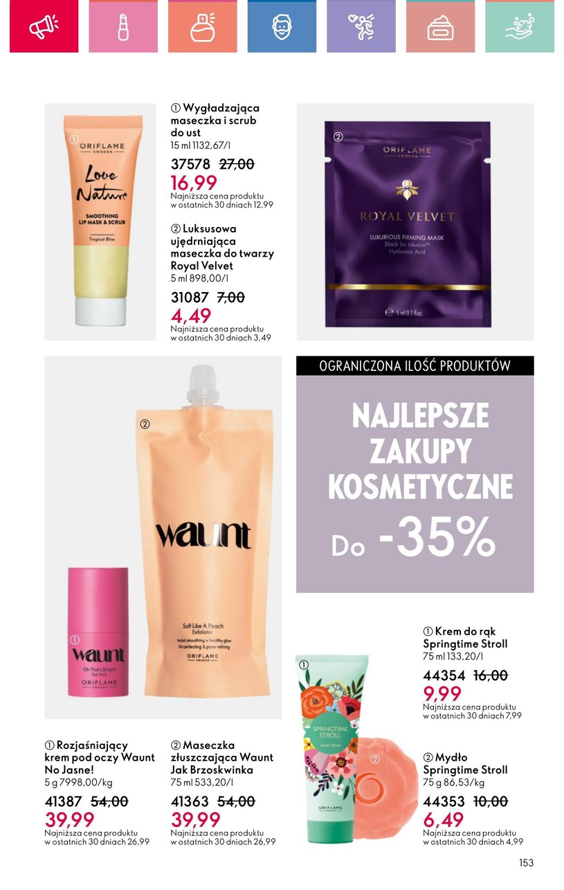 Gazetka: Oriflame - w harmonii z tobą - strona 153