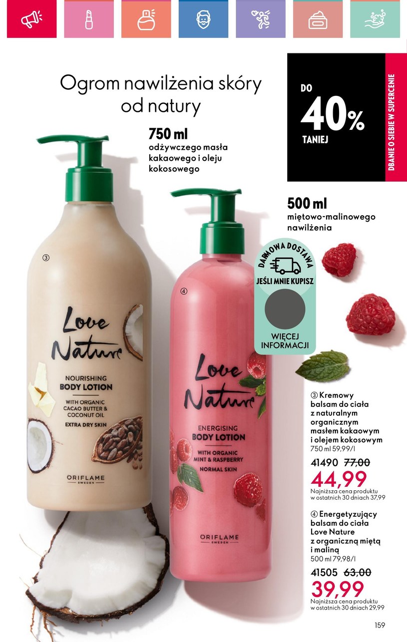 Gazetka: Oriflame - w harmonii z tobą - strona 159