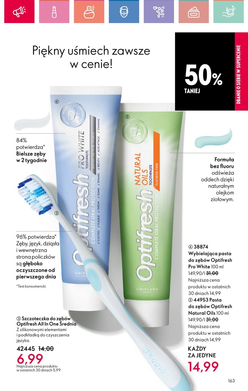 Gazetka: Oriflame - w harmonii z tobą - strona 163