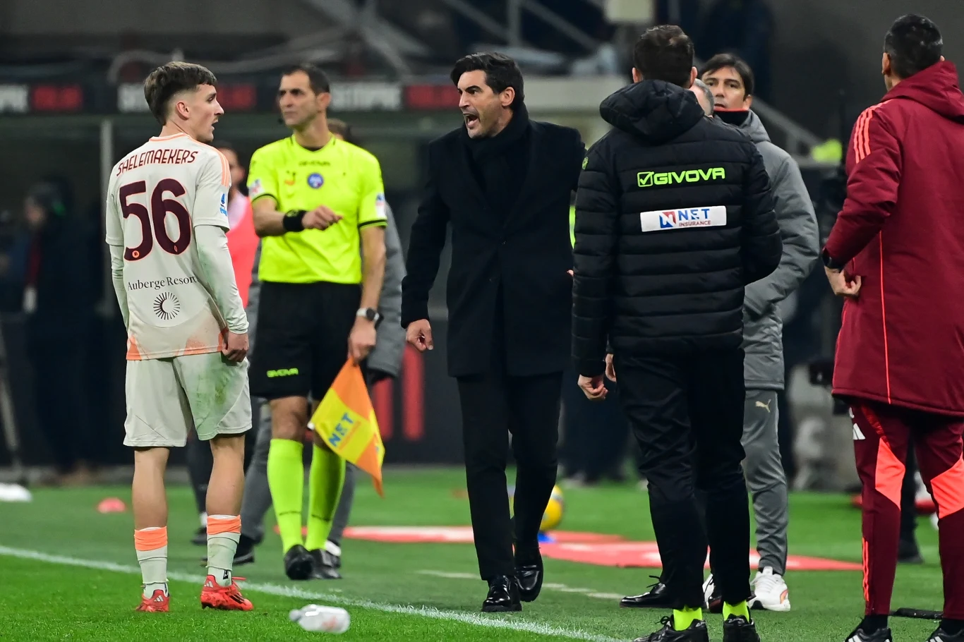 Paulo Fonseca w meczu z Romą