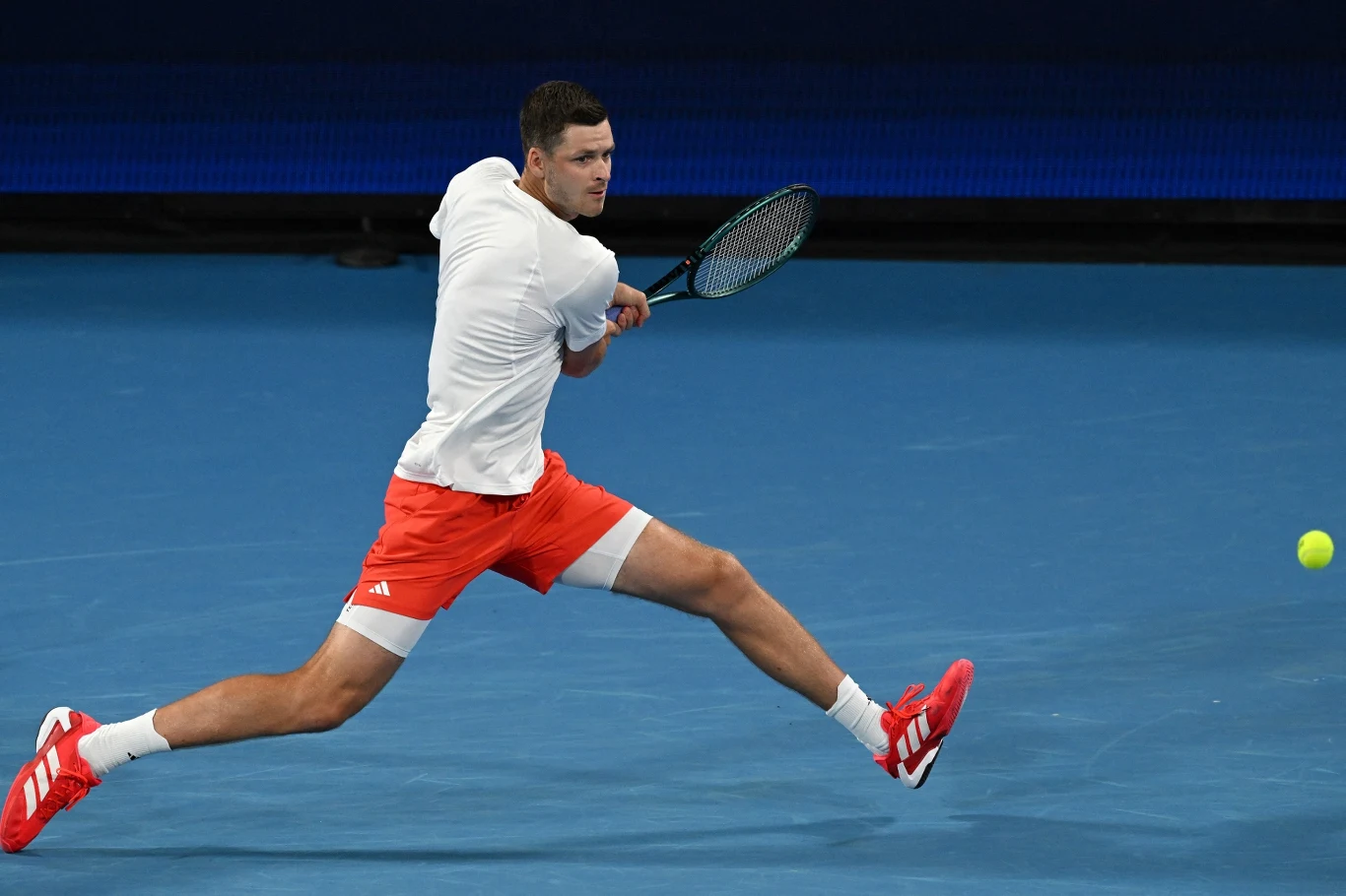 Hubert Hurkacz podczas United Cup