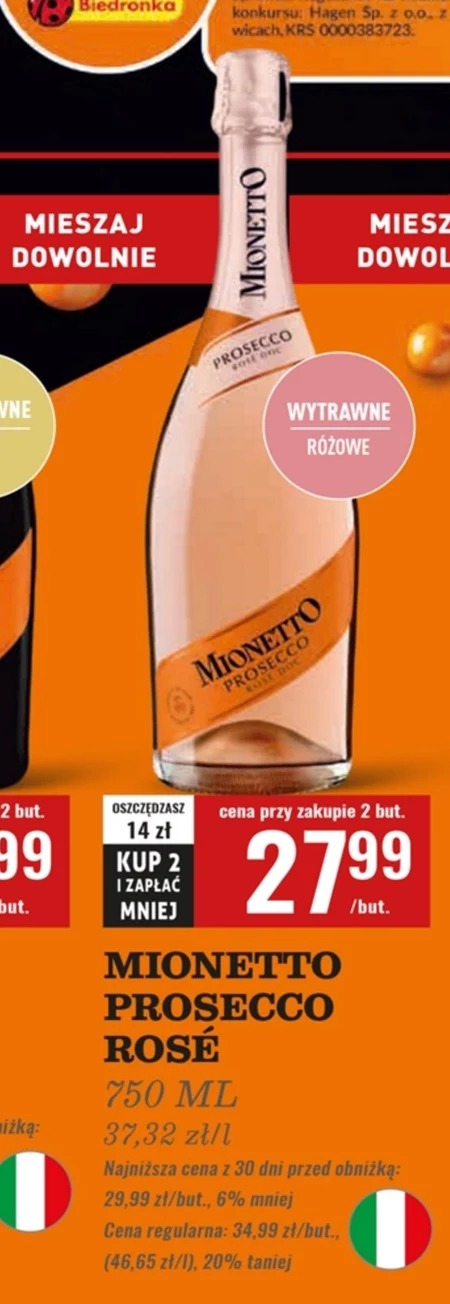 Prosecco Mionetto