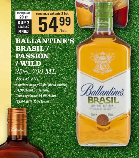 Ballantine's Brasil Napój spirytusowy 70 cl