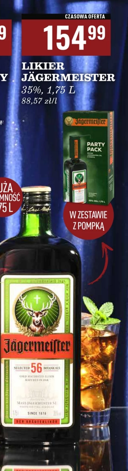 Jägermeister Likier ziołowy 1750 ml