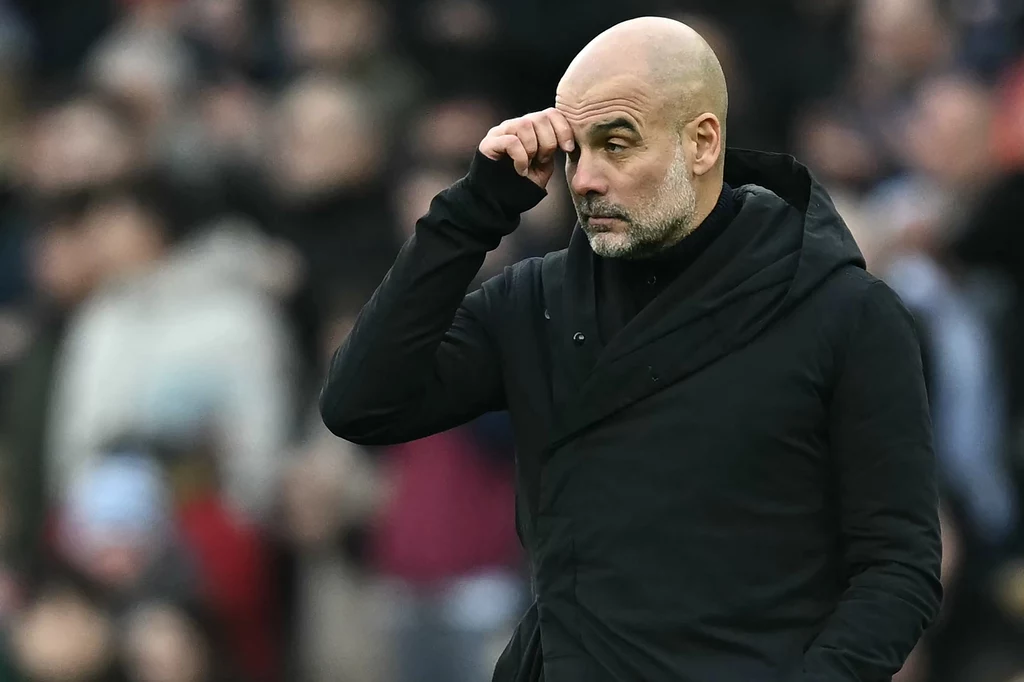 Pep Guardiola - trener Manchesteru City Pep Guardiola - trener Manchesteru City