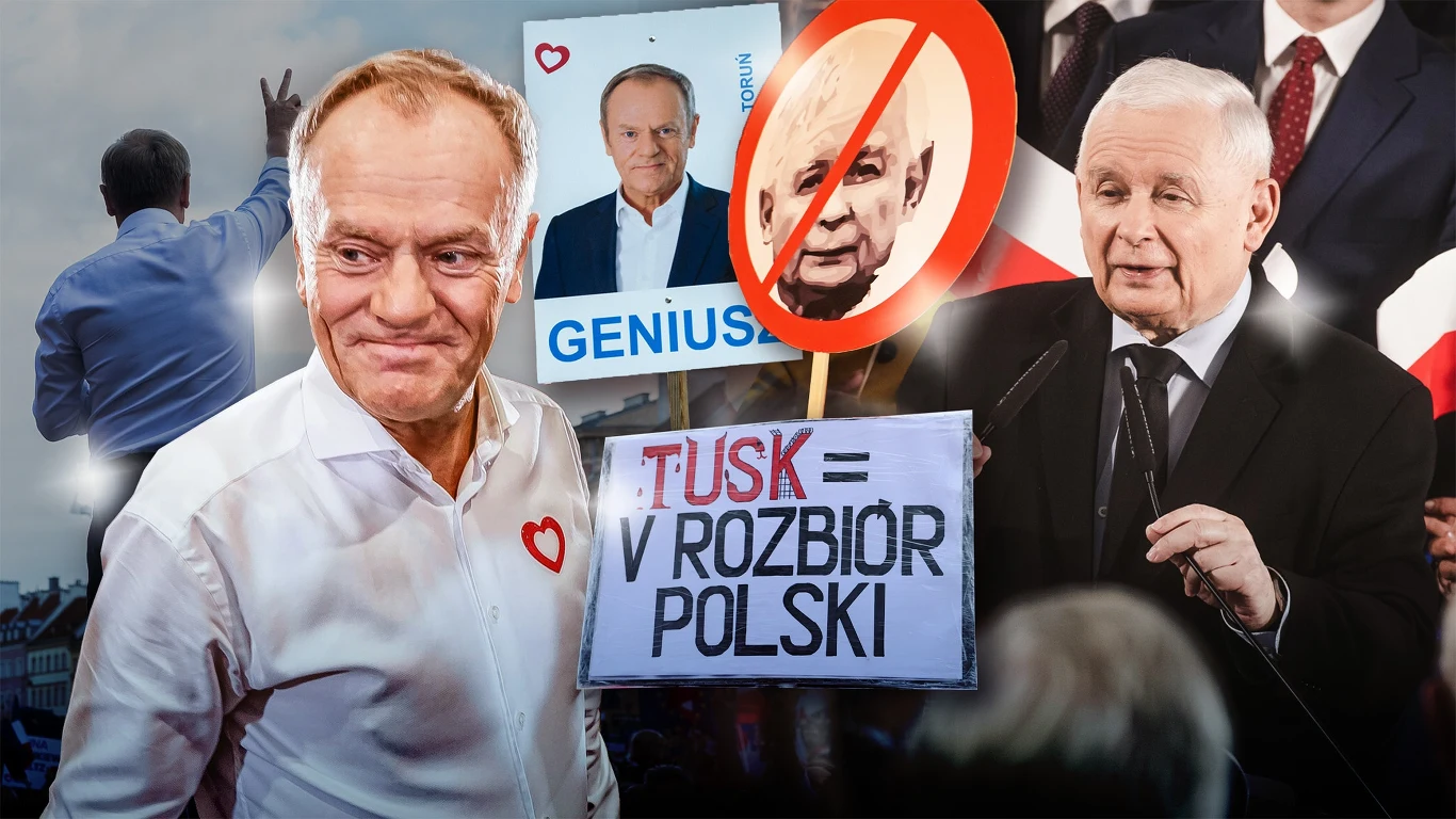 Polaryzacja ani myśli zelżeć. Dwa obozy zażarcie walczą o władzę w Polsce Polaryzacja ani myśli zelżeć. Dwa obozy zażarcie walczą o władzę w Polsce