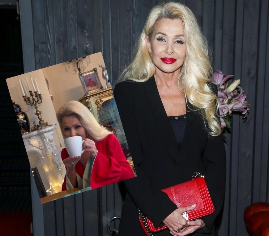 Bogato zdobione wnętrza domu Aldony Orman Bogato zdobione wnętrza domu Aldony Orman