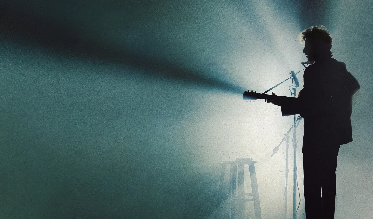 Timothée Chalamet jako Bob Dylan w filmie "Kompletnie nieznany"