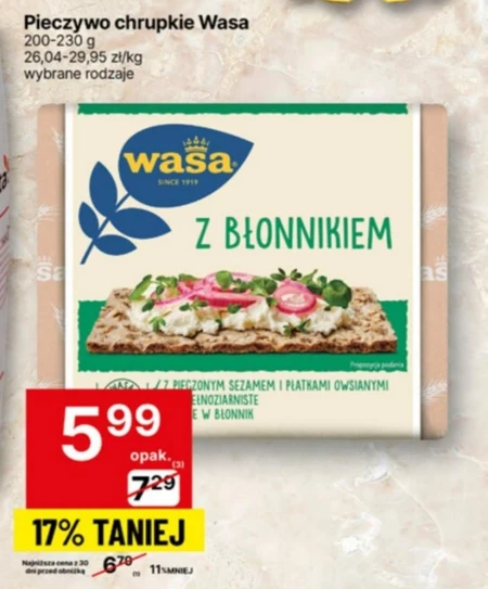 Pieczywo chrupkie Wasa
