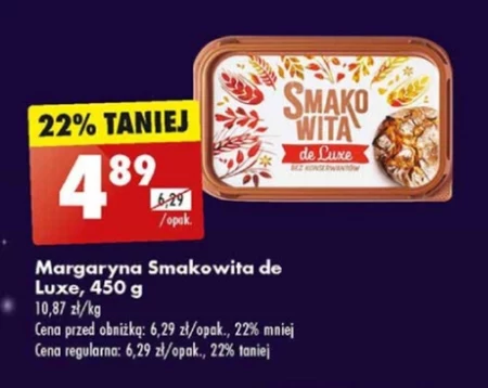 Smakowita de Luxe! Margaryna 450 g