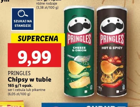 Pringles Cheese & Onion Chrupki 165 g