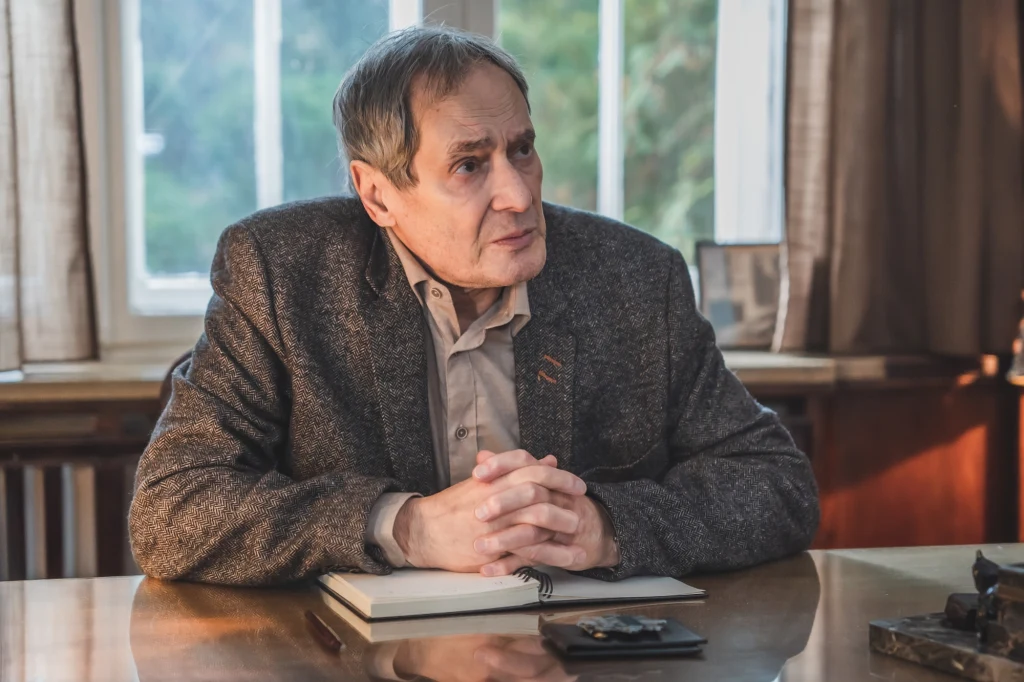 Jerzy Zelnik na planie serialu "Sprawiedliwi. Trójmiasto" Jerzy Zelnik na planie serialu "Sprawiedliwi. Trójmiasto"