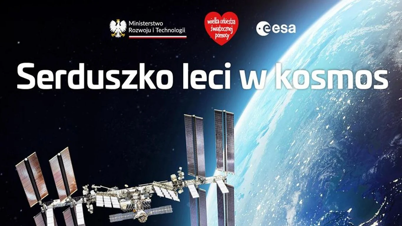 Serduszko WOŚP poleci w kosmos z polskim astronautą Serduszko WOŚP poleci w kosmos z polskim astronautą