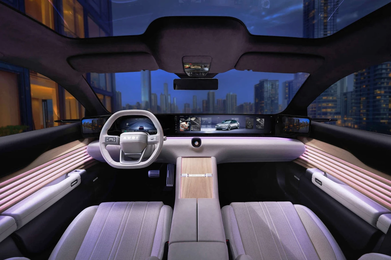 AUDI ma imponować rozmachem i najnowszymi technologiami ze świata multimediów