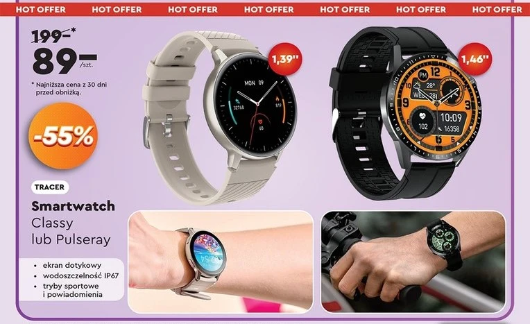 Smartwatche 55% taniej w Biedronka Home! 