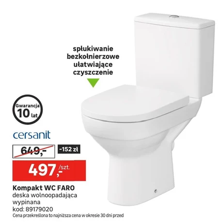 Kompakt wc Cersanit